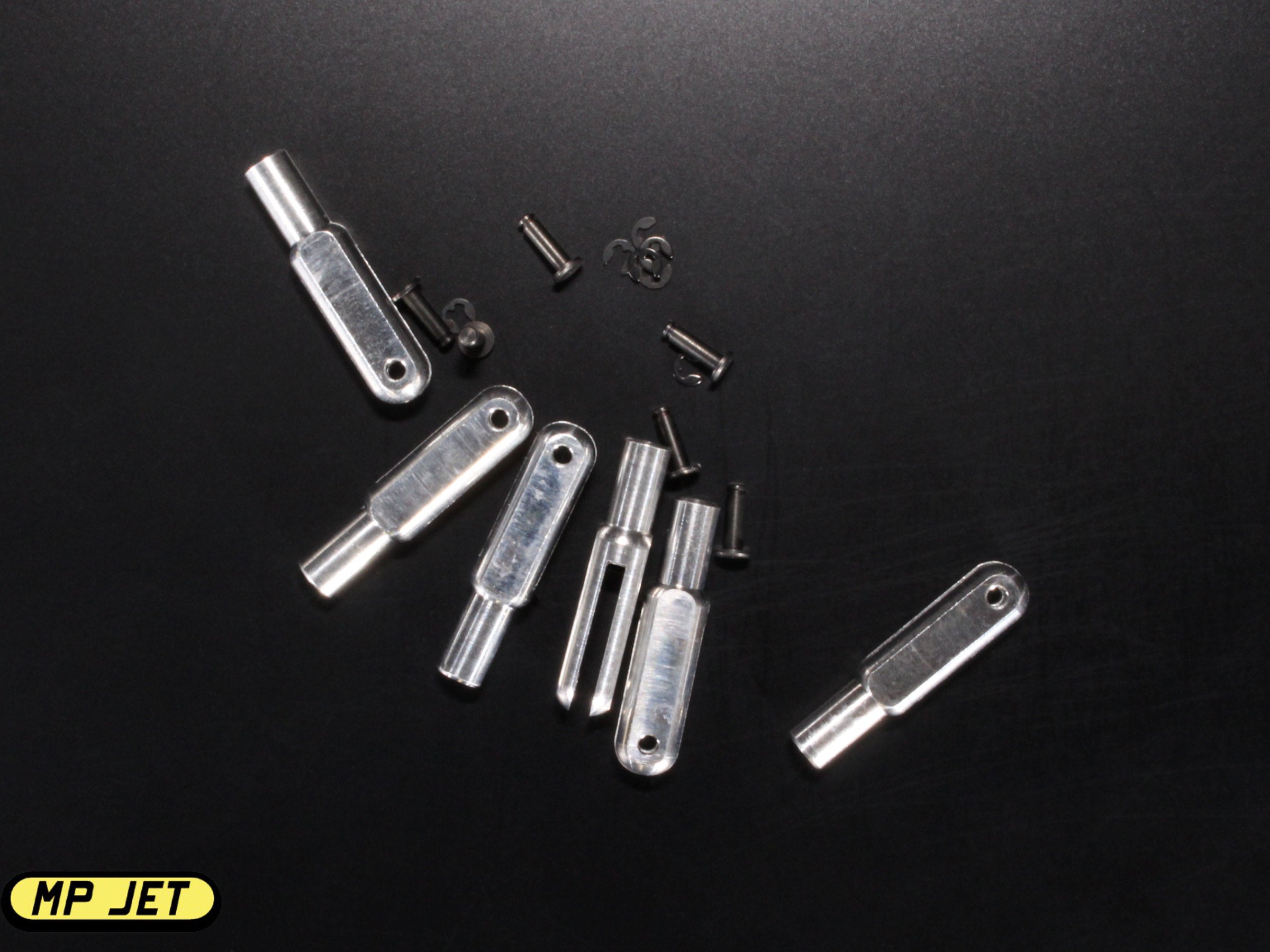 MP Jet Aluminum Clevis / Length 23mm / Slot width 1.6mm / 1.6mm