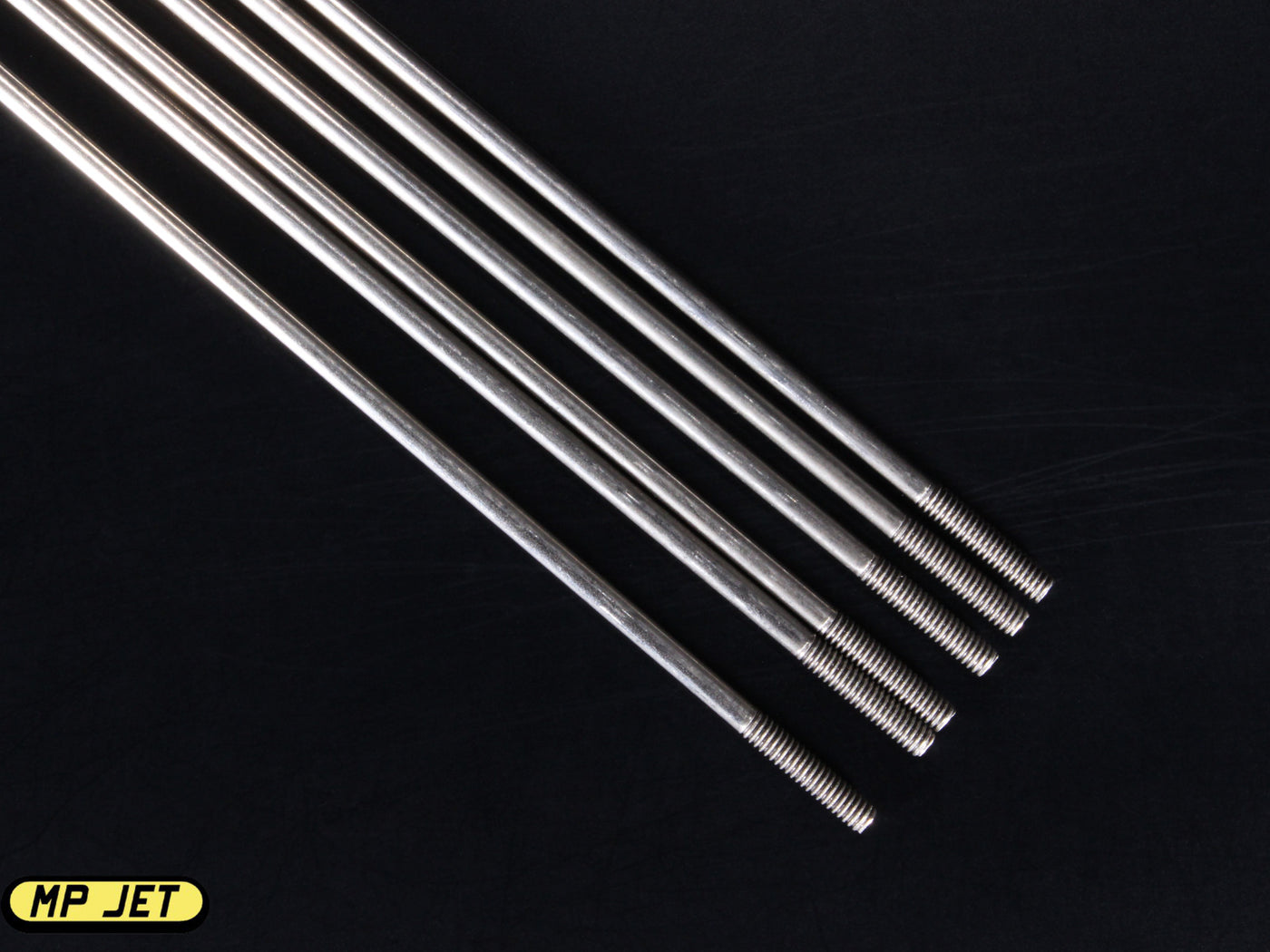 MP Jet Stainless Steel Push Rods / 2mm dia. / 290mm long / 2.3 thread