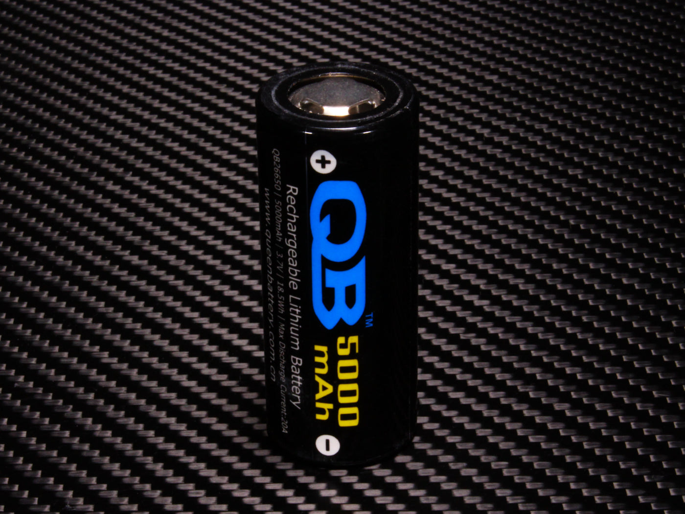QB 26650 5000mAh Li-ion Flat Top Battery