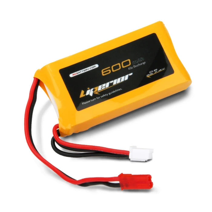 昇龍、尻とともにアリウープ Liperior 600mAh 2S 45C 7.4V JST Plug – Aloft Hobbies