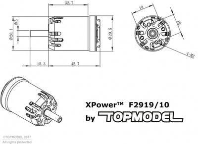 Top Model XPower F2919-10 LIGHT 1480KV