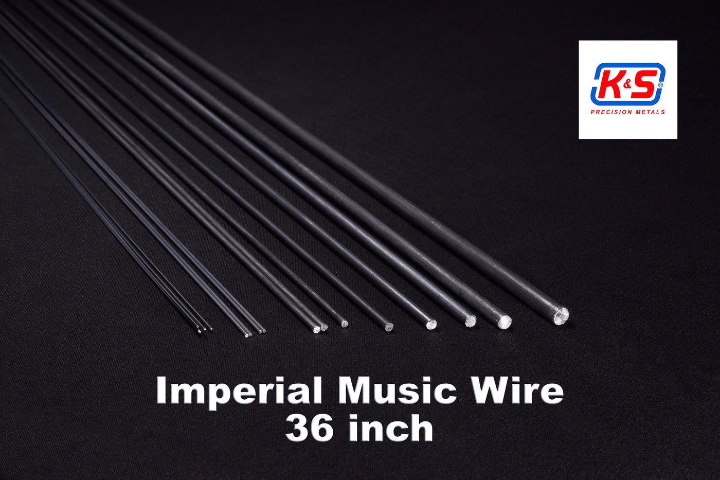 K&S 0.020" Steel Music Wire (Bundle of 5)