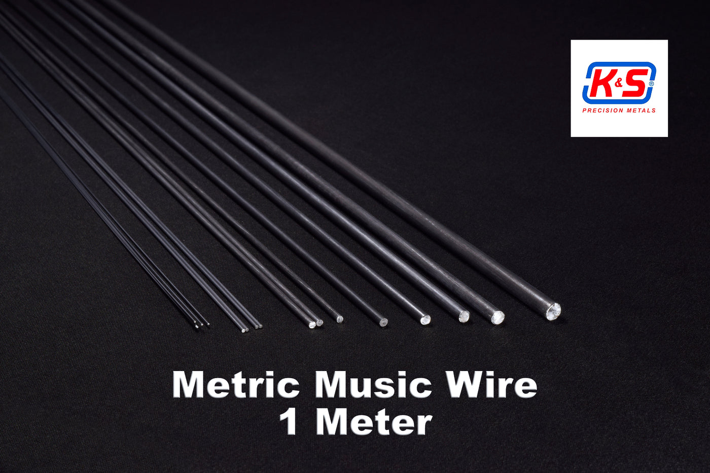 K&S 2mm Steel Music Wire (Bundle of 3)