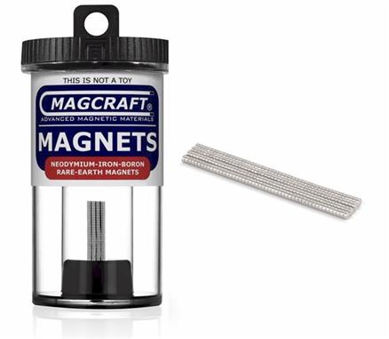 1/16" x 1/32" Disc Magnets, 200-count