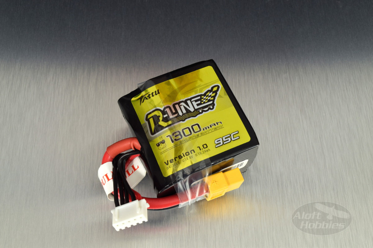 Tattu 1300mAh 4S 120C 2個セット✨️ Tattu 1300mAh 4S 120C 14.8V R-Line Version 3.0 Lipo Battery