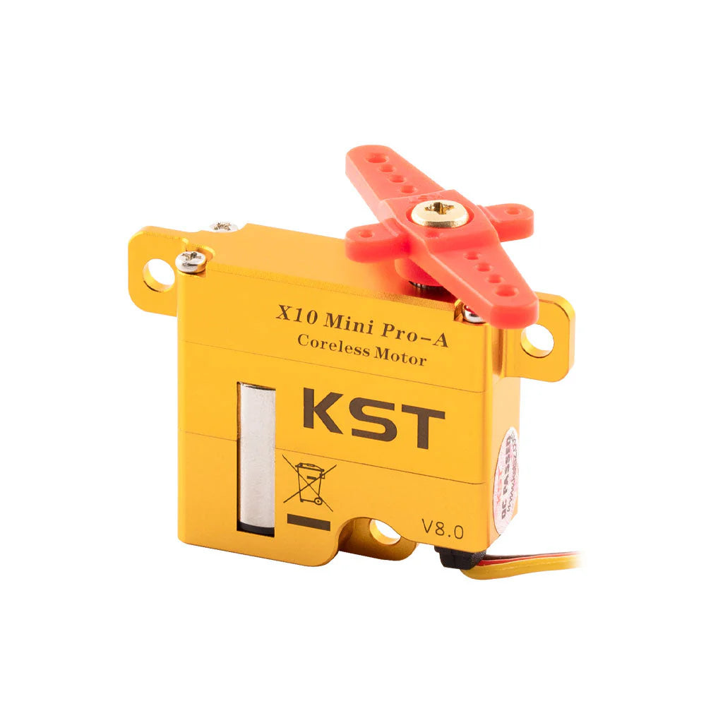 KST X10 Mini Pro-A Wing Servo - 8Kg (111 oz in), 0.08sec - Wide