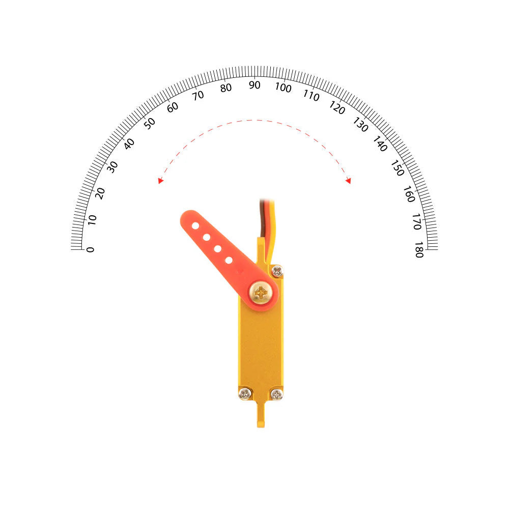KST X10 Mini Pro-A Wing Servo - 8Kg (111 oz in), 0.08sec - Wide