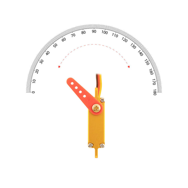 KST X10 Mini Pro-A Wing Servo - 8Kg (111 oz in), 0.08sec - Wide