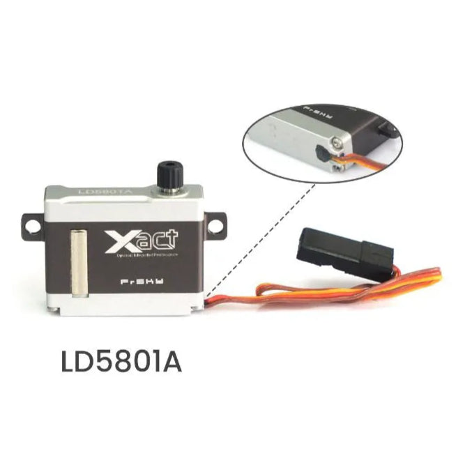 FrSky Xact LD5801A 3.8Kg (52 oz in), 0.04 sec - 7.5g – Aloft Hobbies