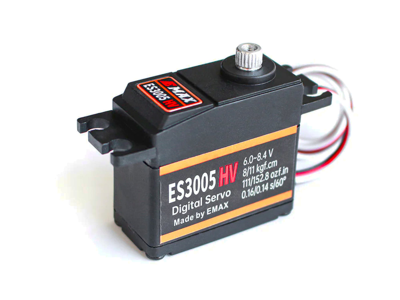 Emax ES3005 HV Servo - 11Kg (152.8 oz in), 0.11-sec - 43.2 Grams