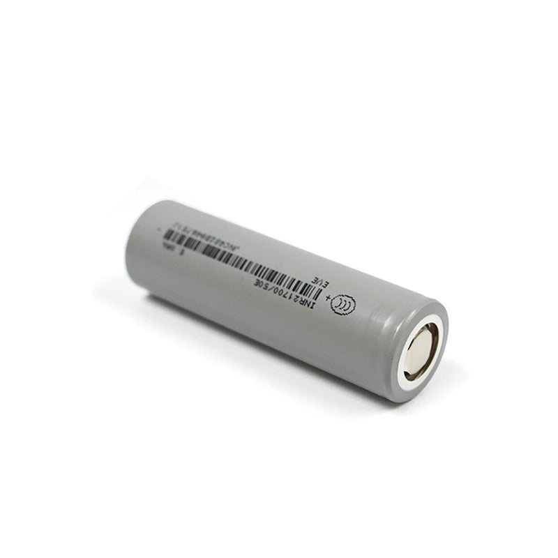 EVE INR 21700-50E 5000mAh Li Ion Flat Top Battery