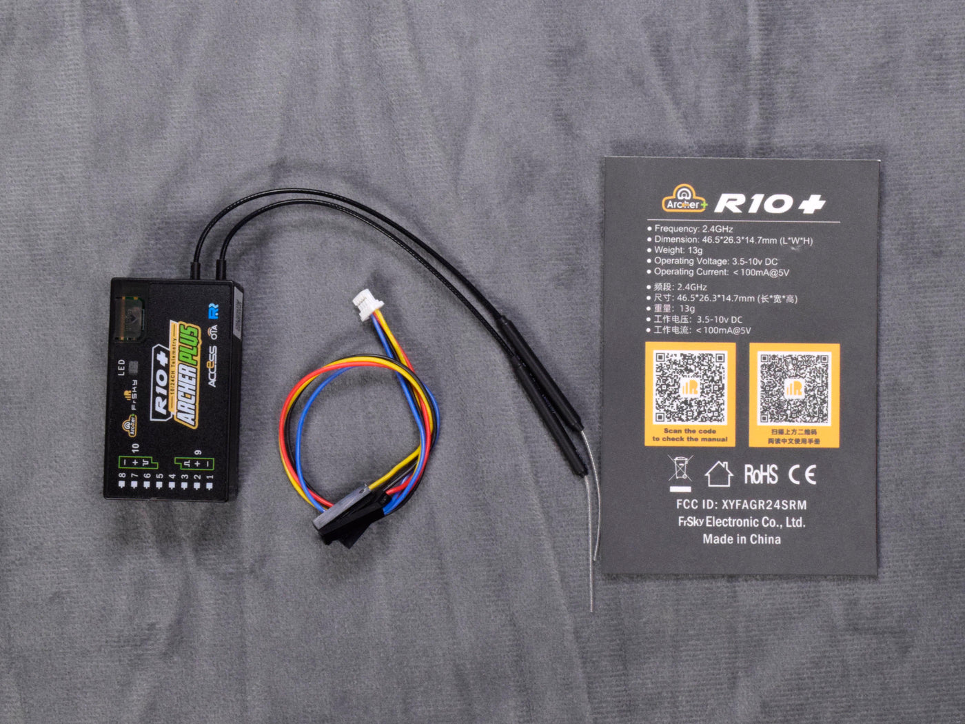 FrSKY ARCHER PLUS SR10+ Ricevente 10-24CH FrSKY ARCHER PLUS SR10+ Ricevente 10-24CH