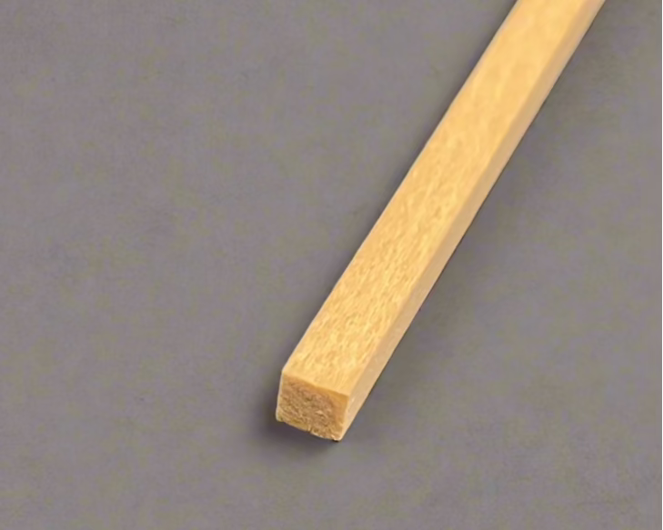 3/16x3/16x36 Basswood Stick