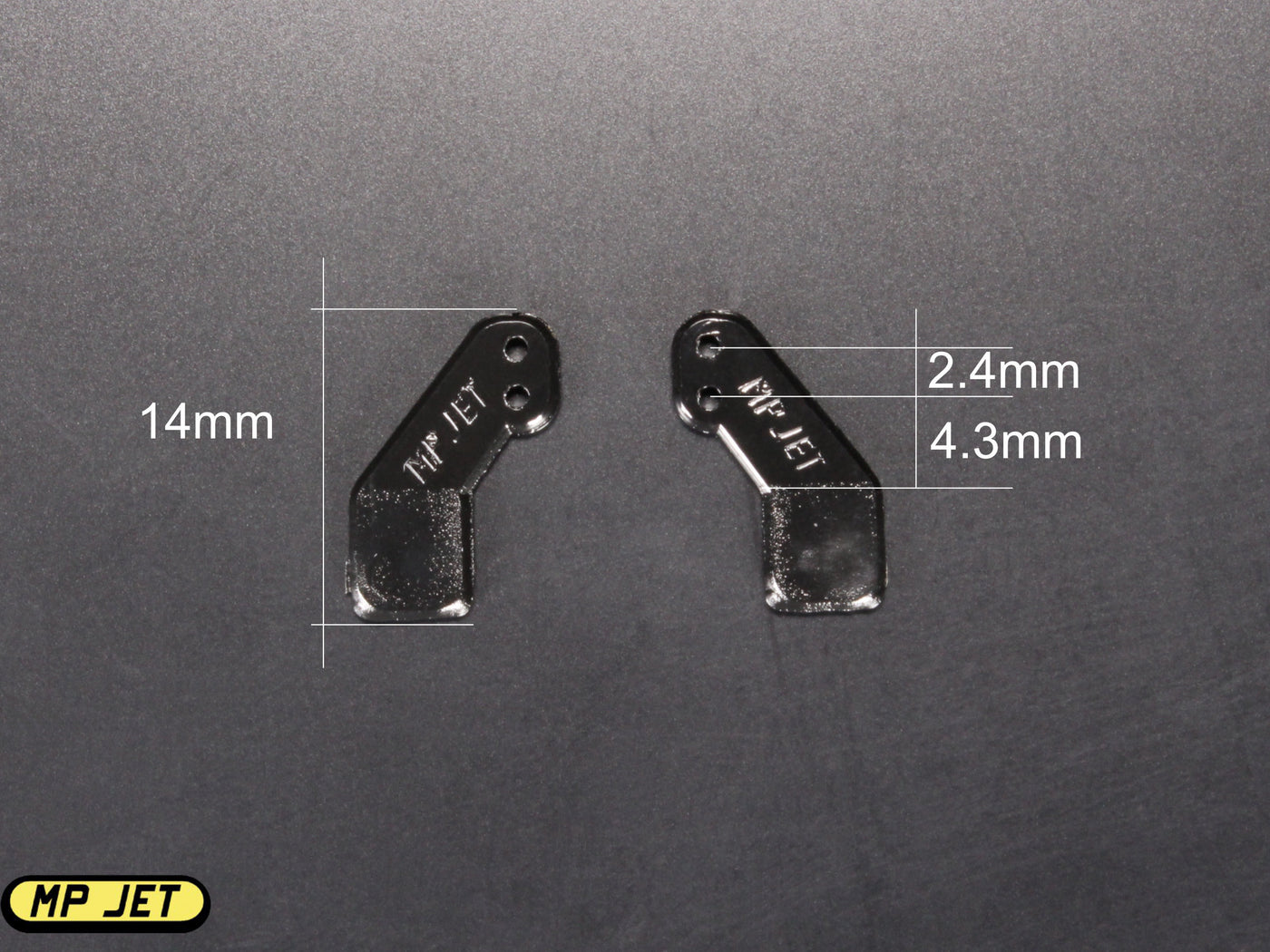 MP Jet Micro Control Horn / Type 1/ 1mm dia Holes