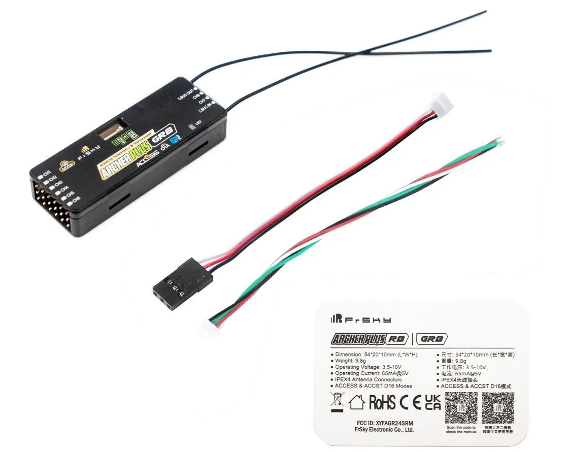 FrSky Archer Plus GR8 - 8 Channel w/ Vario – Aloft Hobbies