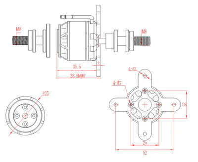 Emax GT2812 970KV