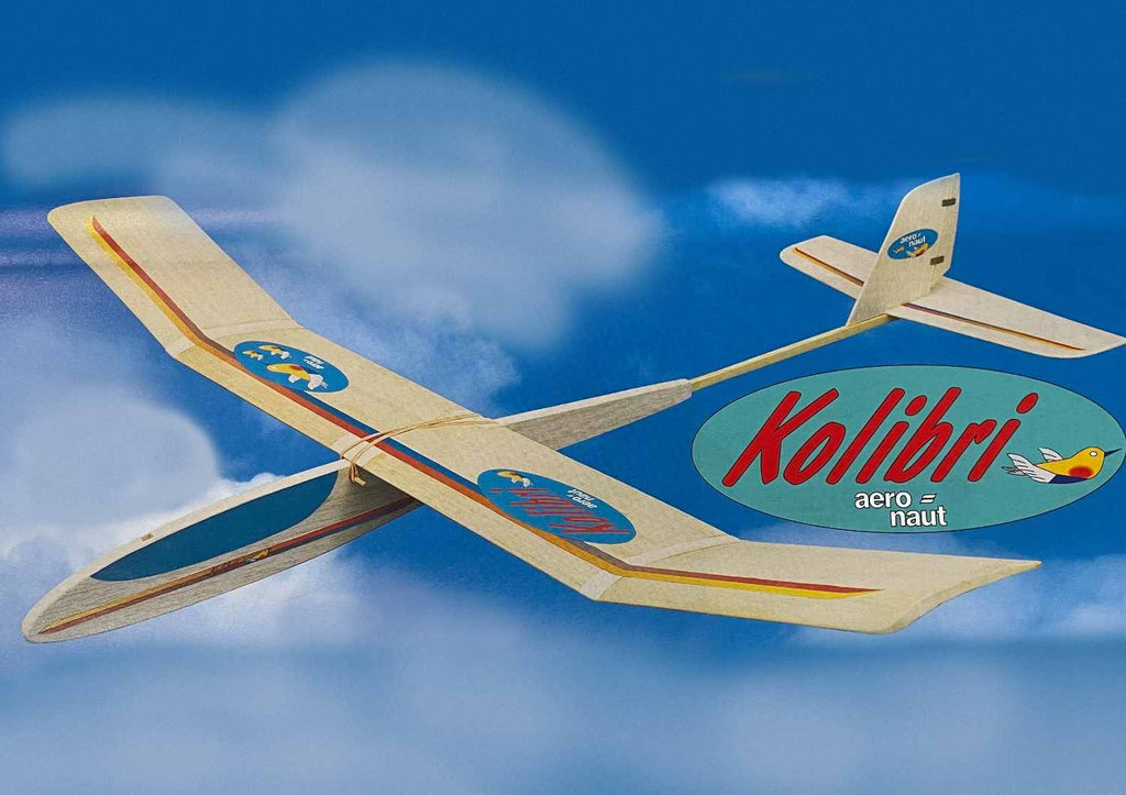 Aeronaut Kolibri Free Flight Glider Kit – Aloft Hobbies
