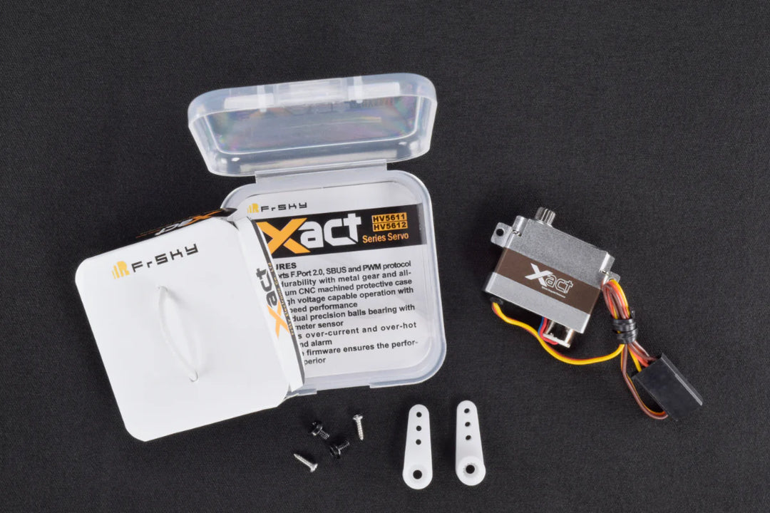 キキ FrSky Xact W5651H 4.8Kg (66.6 oz in), 0.05 sec - 10g Wing Servo