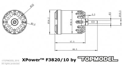 Top Model XPower F3820-10 1050KV