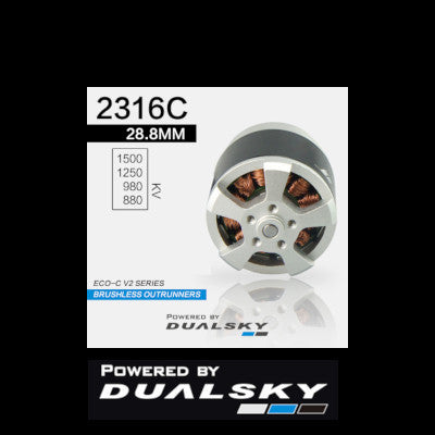 Dualsky ECO 2316C-V2 1500kv Motor