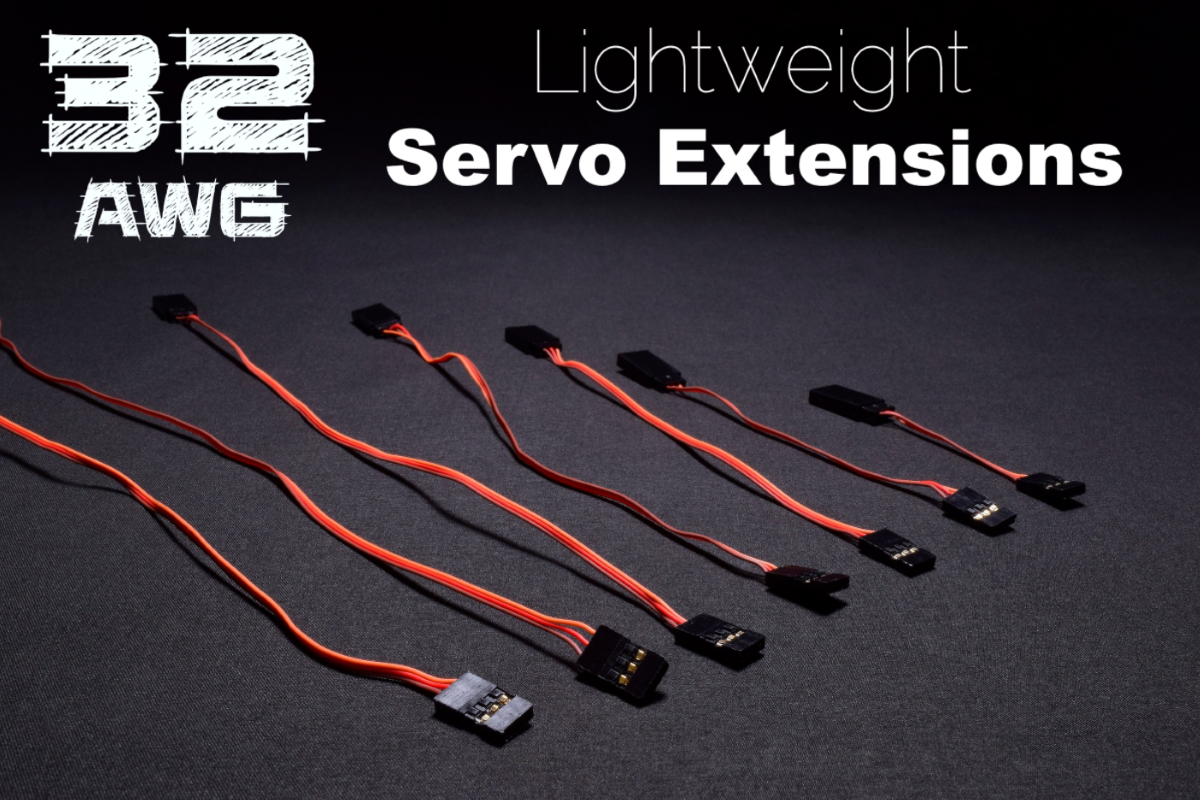 18" Lightweight Servo Extension (32AWG)