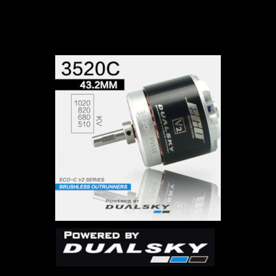 Dualsky ECO 3520C-V2 510kv Motor