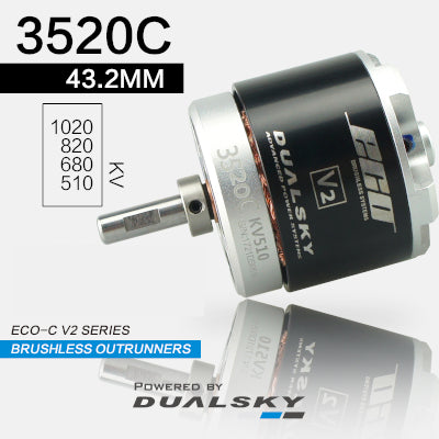 Dualsky ECO 3520C-V2 510kv Motor