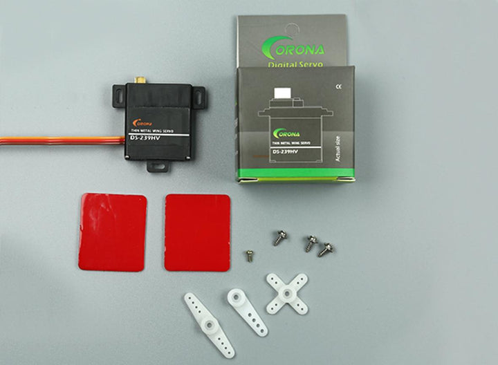 Corona DS239HV Servo - 4.6 kg (63.8oz/in), 0.13 sec - 22g Digital