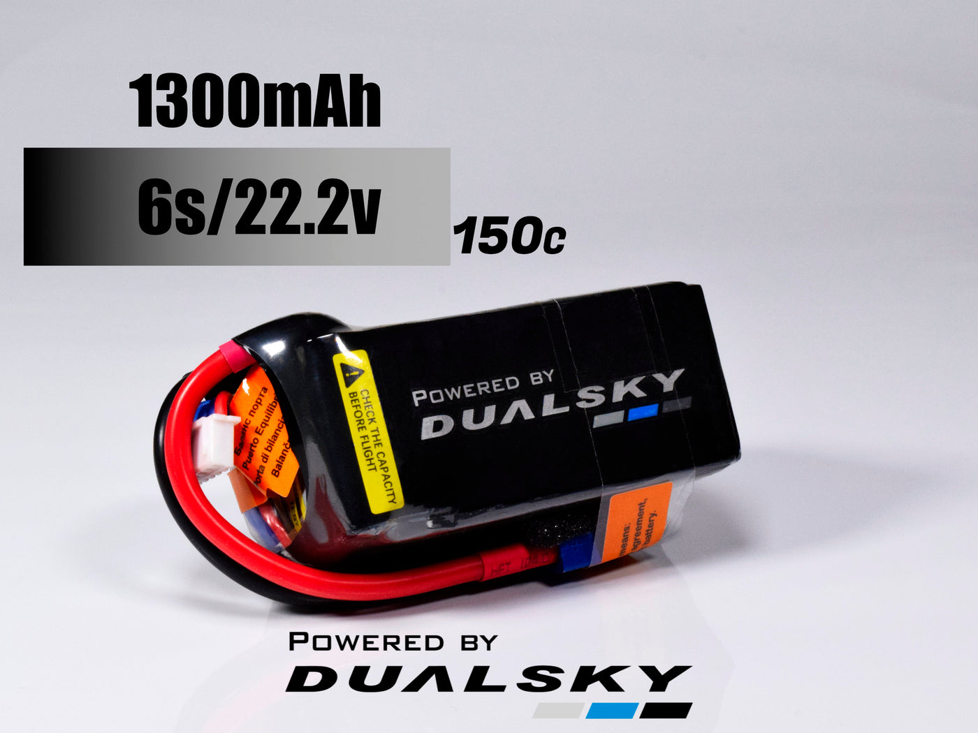 Dualsky ULT 6S 1300mAh 150C XT60