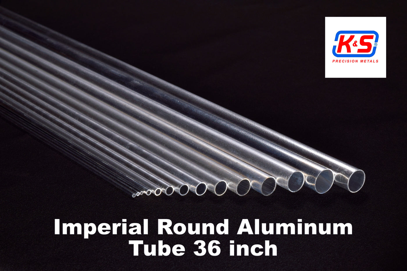 K&S 1/4'' Round Aluminum Tube