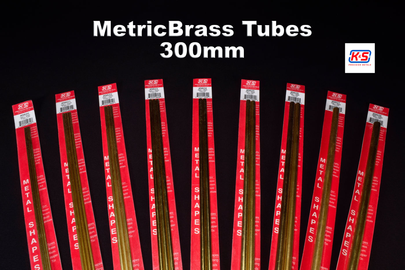 K&S 10mm OD Brass Tube 300mm