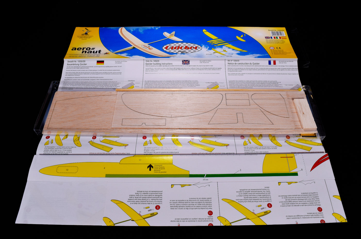 Planeur Quax aero-naut - Planeurs et avions en balsa à construire Planeur Quax aero-naut - Planeurs et avions en balsa à construire