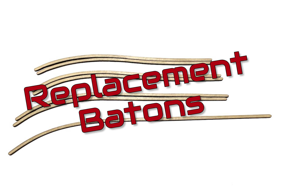 Carbon Falcon Replacement Batons (ribs)