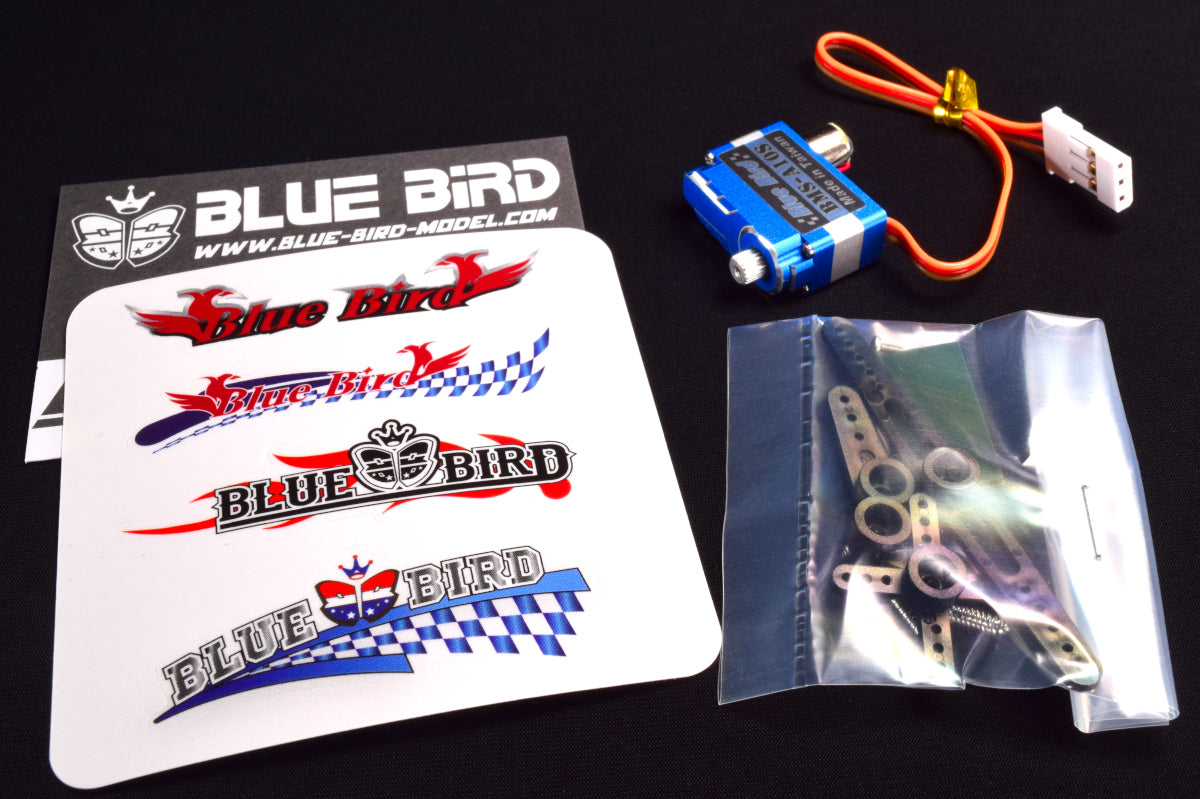 無料発送 BMS-A10S Bird Blue 3.2Kg-cm F3K/DLG HV 0.7sec/60° oz-in 44.5 サーボ