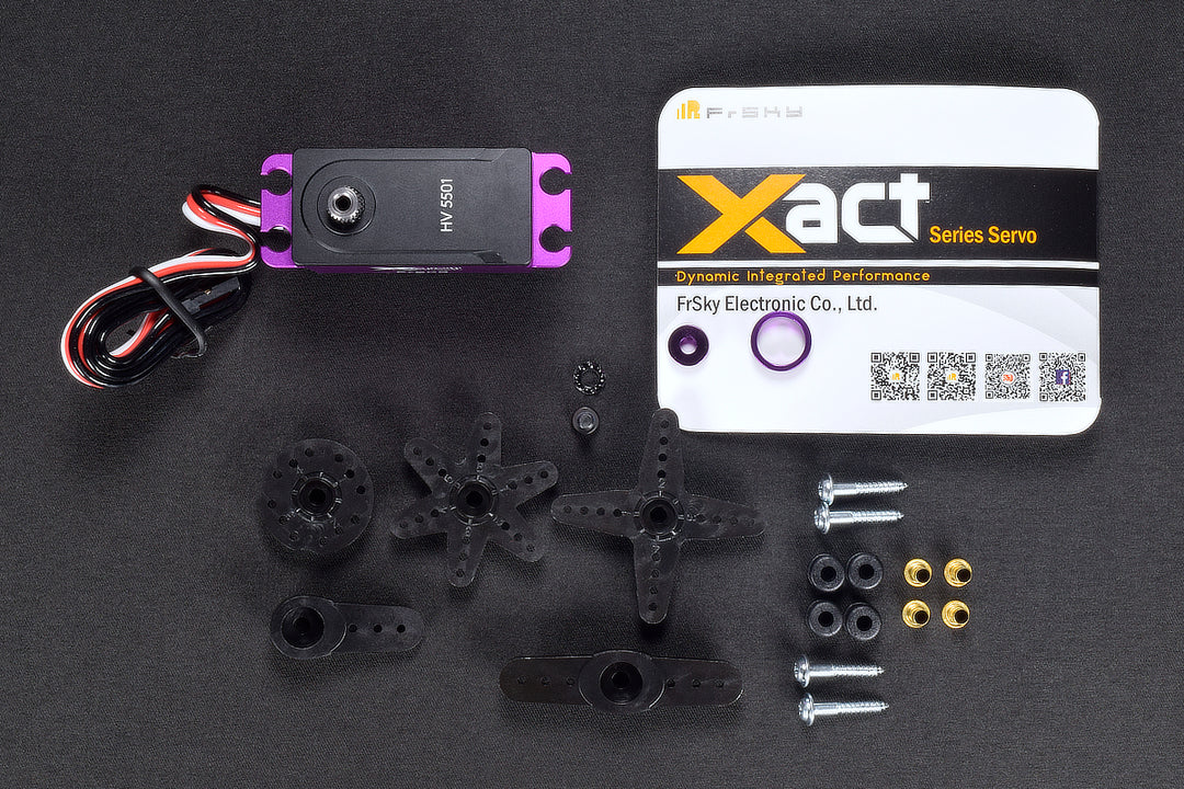 FrSky Xact HV 5501 19.3Kg (268 oz in) 0.11 sec - 58g – Aloft Hobbies