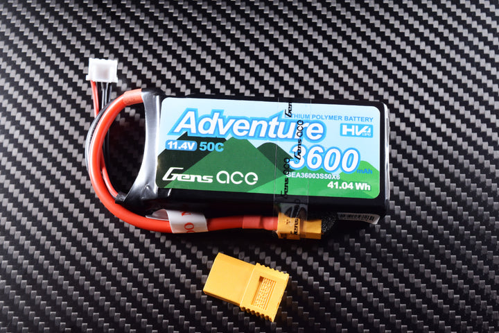 Gens Ace Adventure 3S HV 3600mAh 60C Multi-Plug – Aloft Hobbies