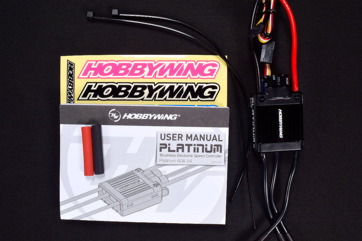 HobbyWing Platinum 60A ESC V4 – Aloft Hobbies