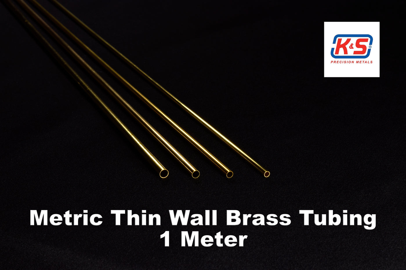 K&S 3mm OD Thin Wall Brass Tube