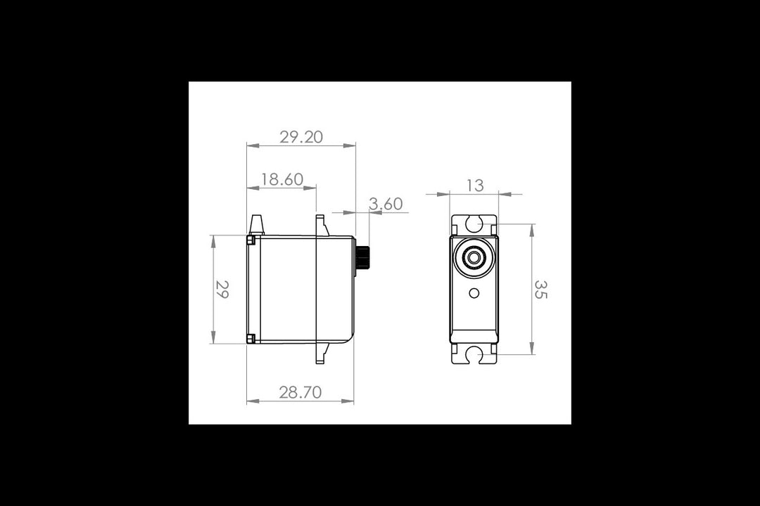 MKS HV69 Wing Servo - 10.2 kg (141.7 oz/in), 0.10 sec - Wide Voltage –  Aloft Hobbies