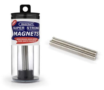 1/4" x 1/16" Disc Magnets, 80-count