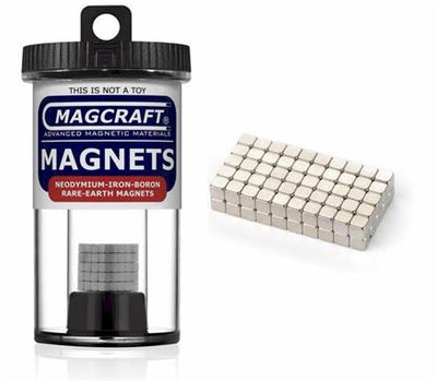 1/8" Cube Magnets, 100-count