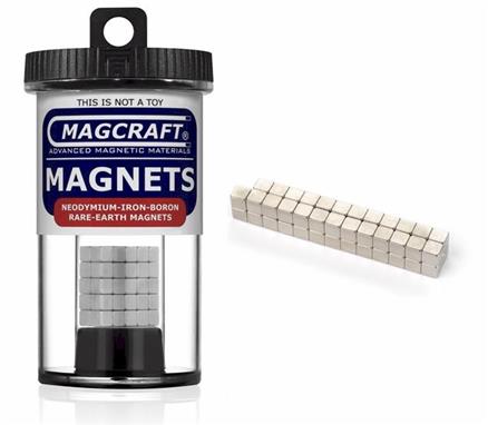 3/16" Cube Magnets, 50-count