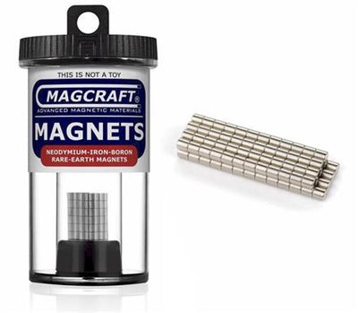 1/8" x 1/8" Rod Magnets, 100-count