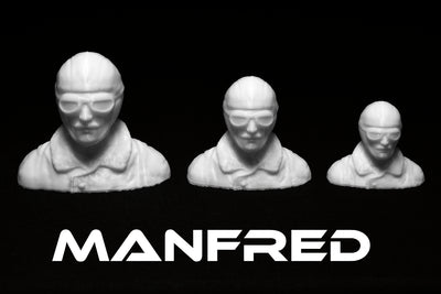 3D Printed R-C Pilot Figures