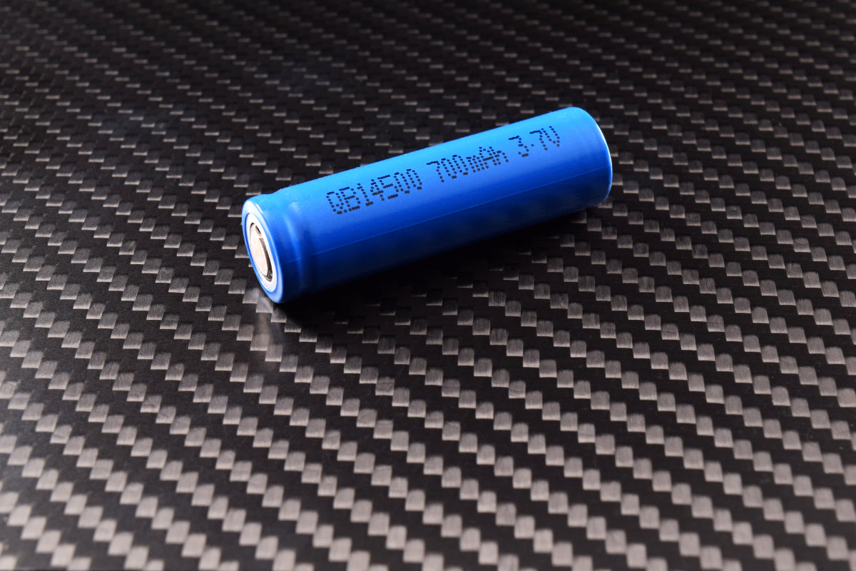 QB14500 700mAh Li Ion Flat Top Battery