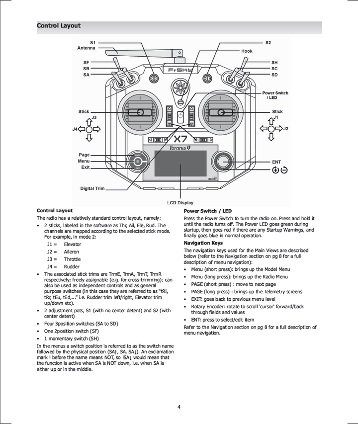 Taranis Q X7 & X-lite OpenTX User Manual – Aloft Hobbies