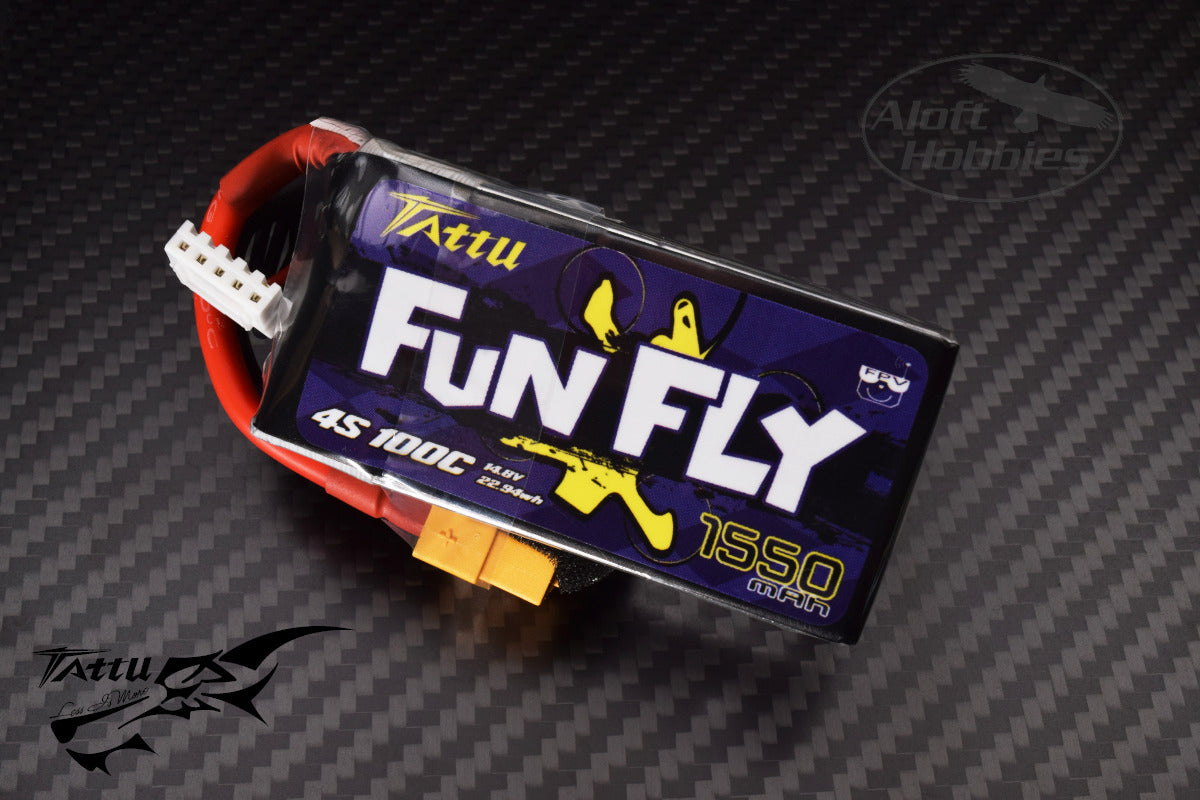 Tattu Fun Fly 4S 1550mAh 100C XT60