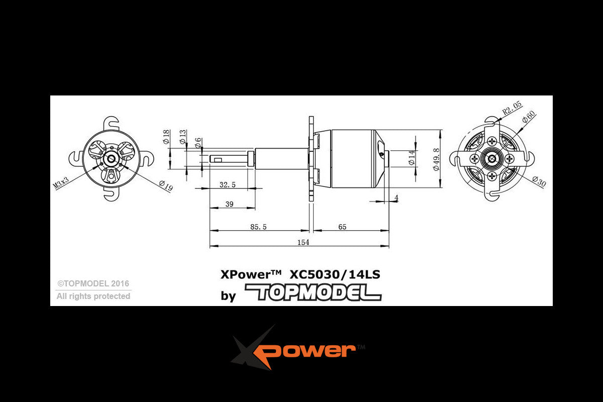 Xpower Model Engine Top Model XPower XC 503 /14LS 410KV – Aloft Hobbies