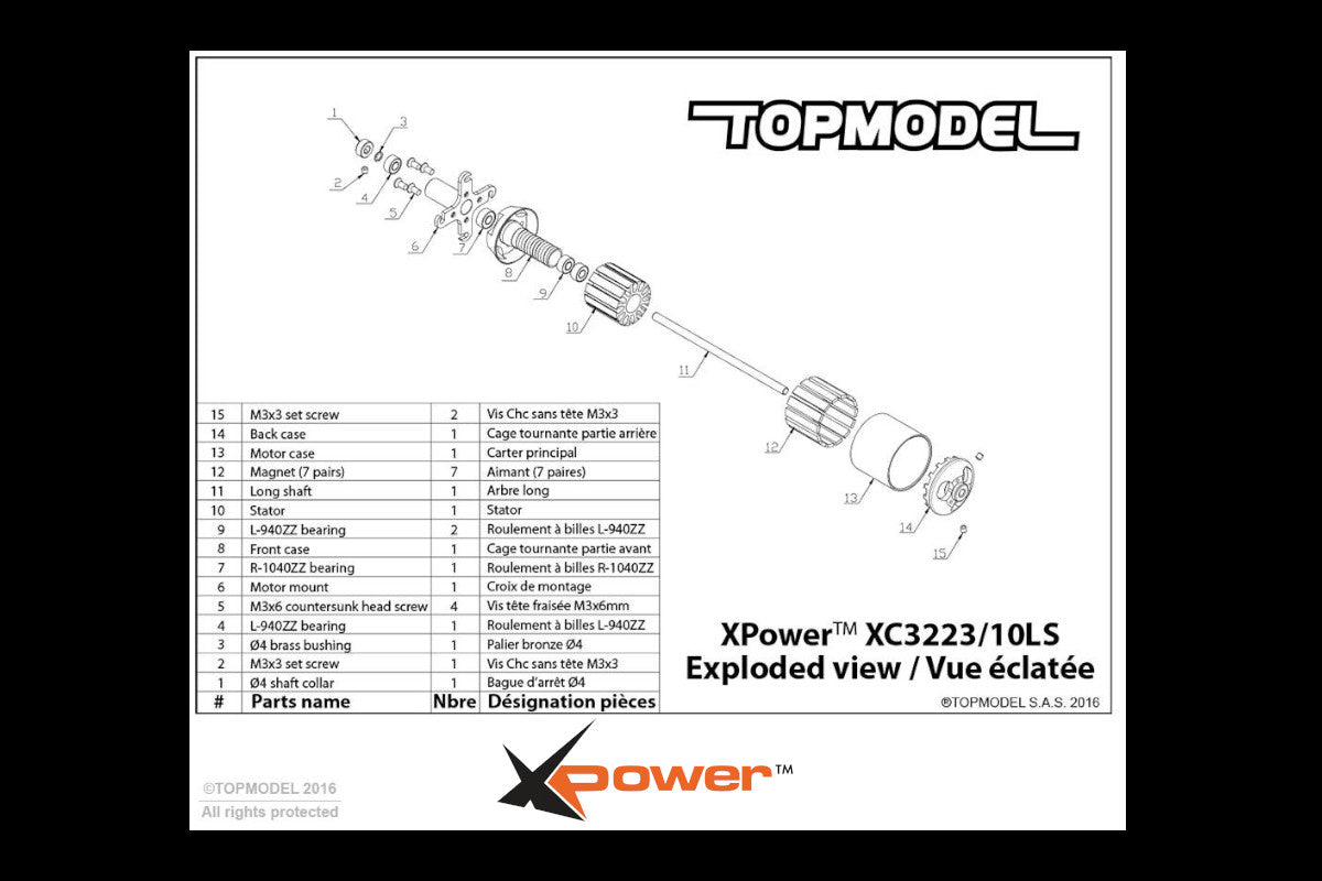 Top Model XPower XC 3223 - 10 LS 1200KV