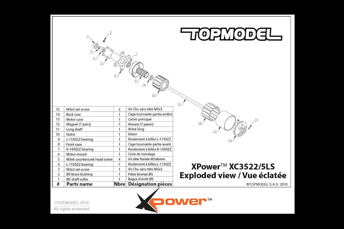 Top Model XPower XC 3522 - 5 LS 1000KV